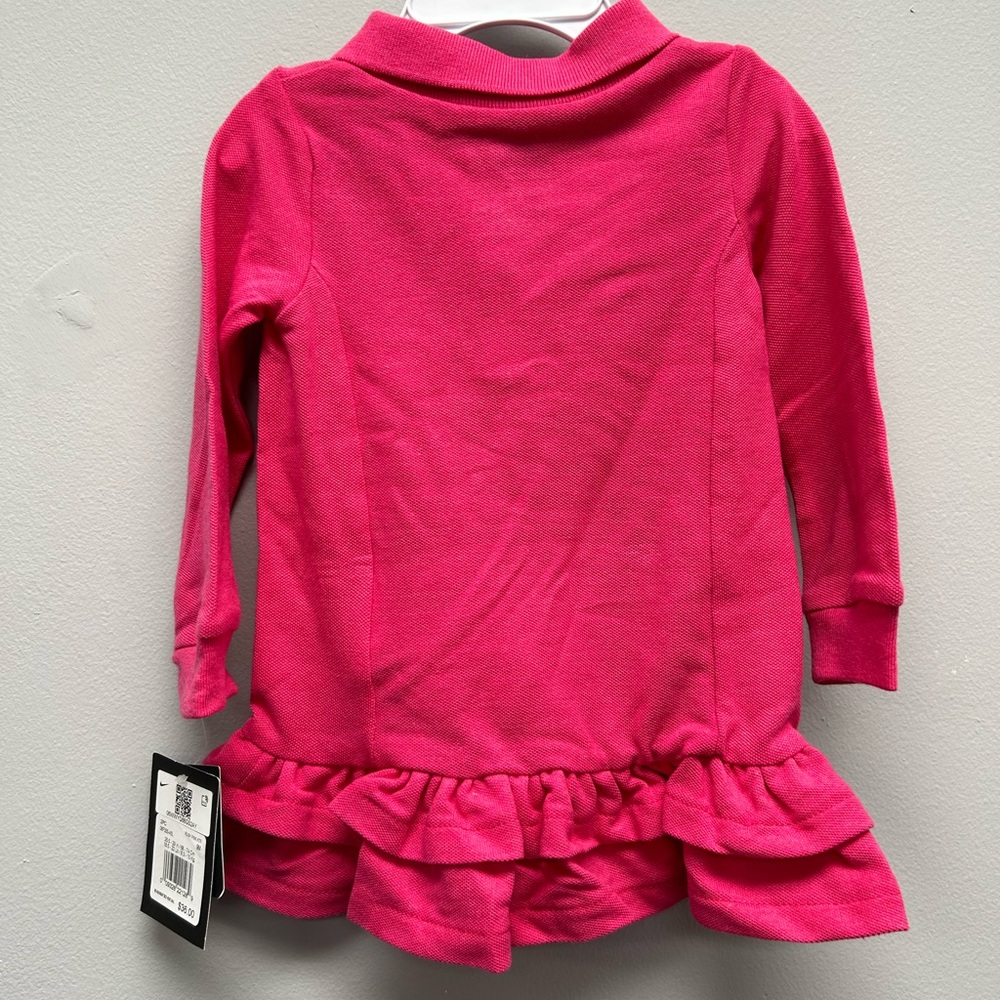 Nike Baby Girl Longsleeve Mesh Polo Dress - Picture 3 of 5